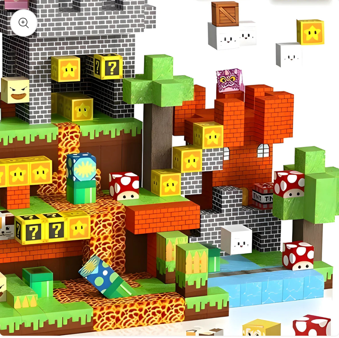 WisteriaLane Magnetic Building Blocks - Fun Time | 150pcs