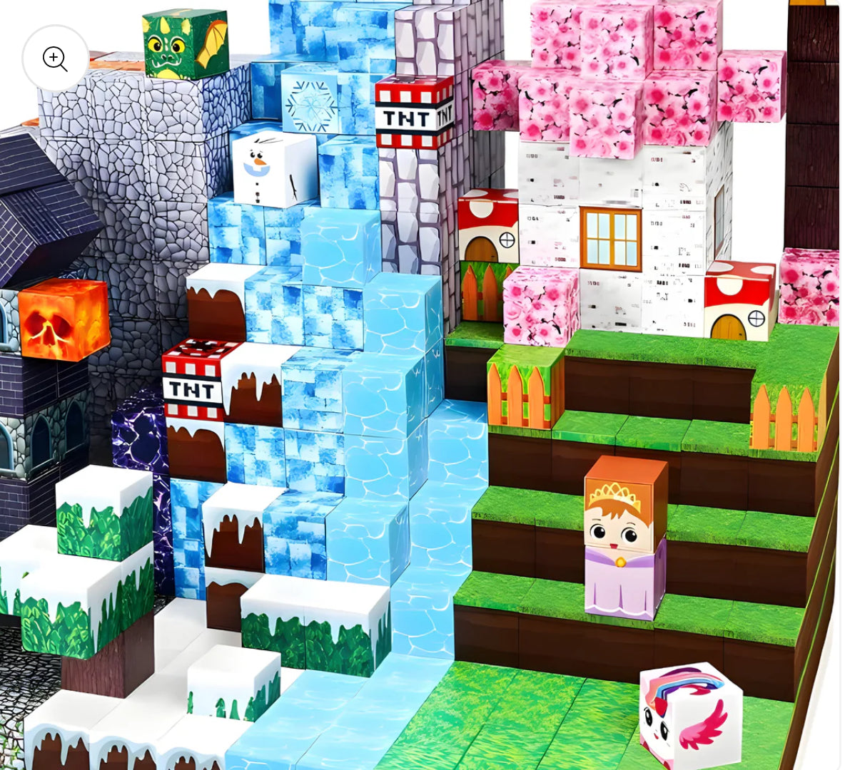 WisteriaLane Magnetic Building Blocks Ice & Fire | 150pcs