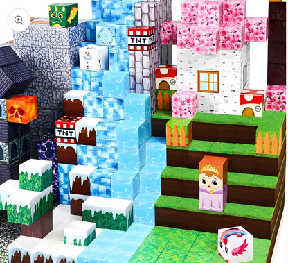 WisteriaLane Magnetic Building Blocks Ice & Fire | 150pcs