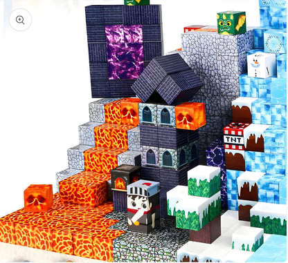 WisteriaLane Magnetic Building Blocks Ice & Fire | 150pcs